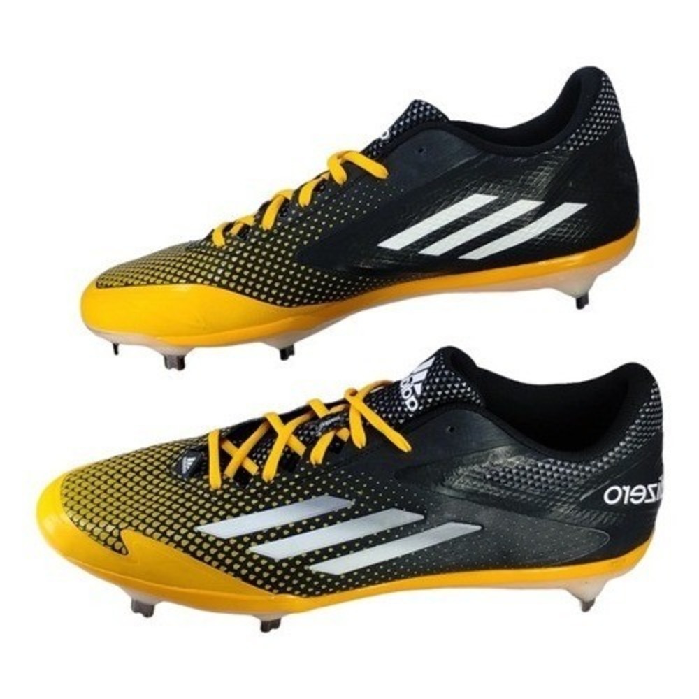 Adidas Adizero Mens AfterBurner 2.0 Mens 14 Yellow Black Baseball Cleats S84703